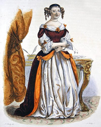 セヴィーニュ夫人の肖像 作： Julien Leopold (after) Boilly