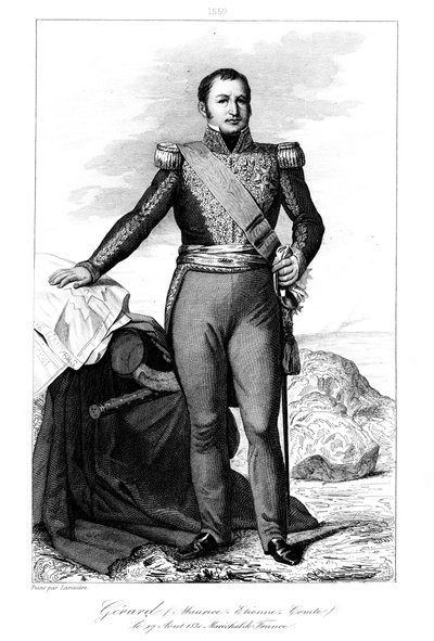 エティエンヌモーリスジェラール1773-1852、フランスの将軍および政治家、1839年。 作： Julien Leopold Boilly