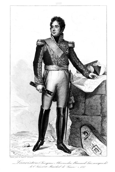 ジャック・ローリストン1768-1828、ローリストン侯爵、1839年。 作： Julien Leopold Boilly
