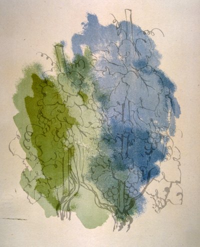 ユーモラスなワインのイラスト 1946.Illustration by Julien Pavil 作： Julien Pavil