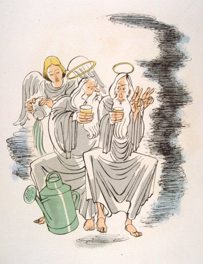 ユーモラスなワインのイラスト 1946.Illustration by Julien Pavil 作： Julien Pavil
