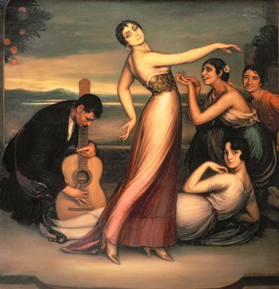 幸福の寓意 作： Julio Romero de Torres