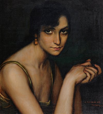 ジュリータ・セルダ、1922～1925年。 作： Julio Romero de Torres