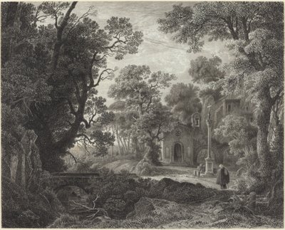 夜の森のチャペル 作： Julius Albert Elsasser