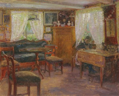 Finkenwerderのリビングルーム 作： Julius August Friedrich Theodor von Ehren