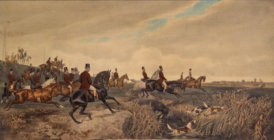 皇帝フランツ・ヨーゼフ1世と皇后エリザベートのパーフォマンス・ハント（1880年 作： Julius Blaas von