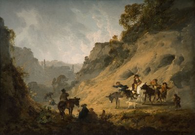 尻のレースでジプシー、1792 作： Julius Caesar Ibbetson