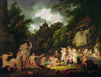 人魚の出没、1804 作： Julius Caesar Ibbetson