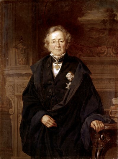 レオポルト・フォン・ランケ：肖像画 1868年（油彩） 作： Julius Friedrich Anton Schrader