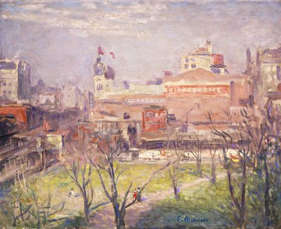 ヒッポドローム 作： Julius Gari Melchers