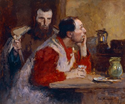 居酒屋で 作： Julius Gari Melchers