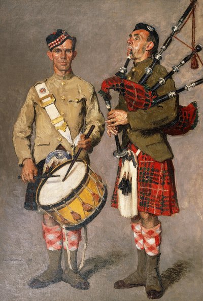 マクファーソンとマクドナルド 作： Julius Gari Melchers