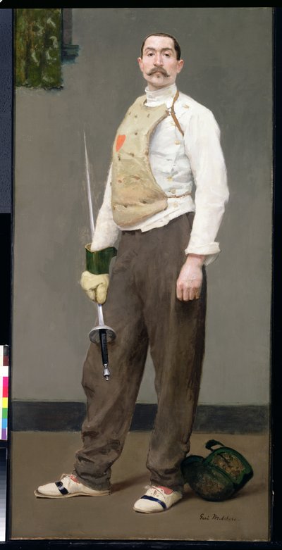 フェンシングマスター、1900年頃 作： Julius Gari Melchers