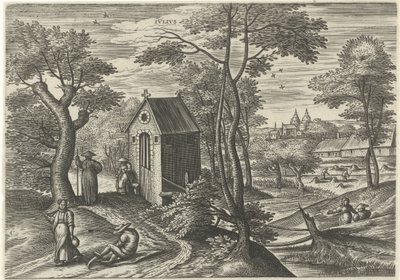7月 Ivlivs (オブジェクトのタイトル) The Twelve Months (シリーズタイトル) 作： Julius Goltzius