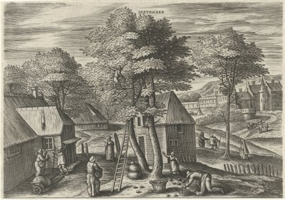 9月（オブジェクトのタイトル） The Twelve Months (シリーズタイトル) 作： Julius Goltzius