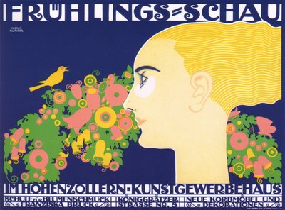 春の展覧会、1914 作： Julius Klinger