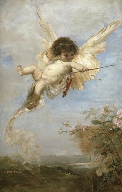 キューピッド、1878 作： Julius Kronberg