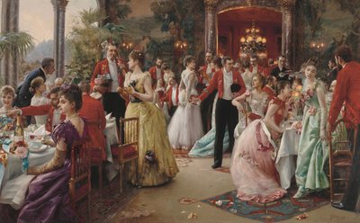 狩りの晩餐 作： Julius Leblanc Stewart