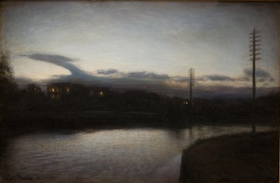 夜の風景 作： Julius Paulsen