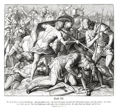 ソールの死 作： Julius Schnorr von Carolsfeld