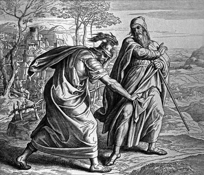 サウルとサムエルの不和 作： Julius Schnorr von Carolsfeld