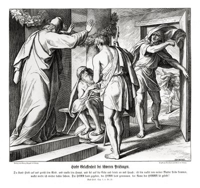 ジョブの試練、ジョブ 作： Julius Schnorr von Carolsfeld
