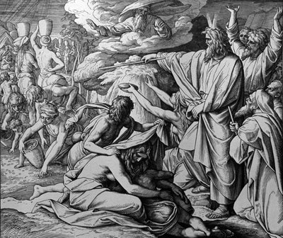 milagre de Moisés 作： Julius Schnorr von Carolsfeld