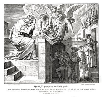 ペテロとコルネリウスの部下、使徒言行録 作： Julius Schnorr von Carolsfeld