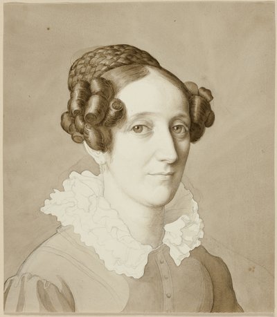 女性の肖像 作： Julius Schnorr von Carolsfeld