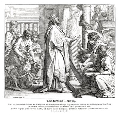 詩篇 - 礼拝 作： Julius Schnorr von Carolsfeld