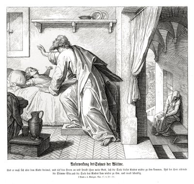 やもめの息子の復活 作： Julius Schnorr von Carolsfeld