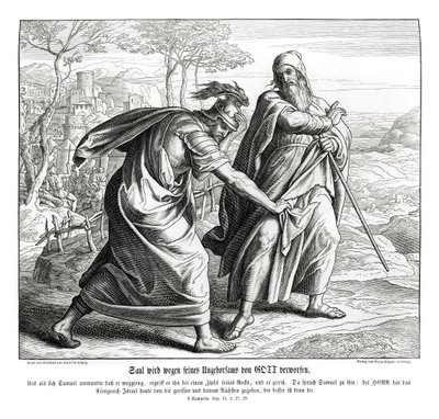 イスラエルの王国を失ったサウル 作： Julius Schnorr von Carolsfeld