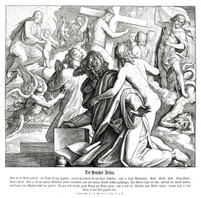 預言者イザヤ 作： Julius Schnorr von Carolsfeld