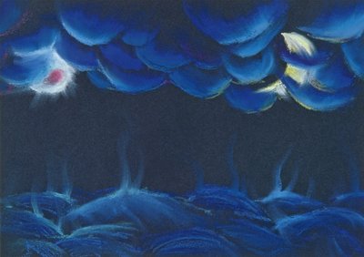 創造の太陽と月 作： Jung Sook Nam