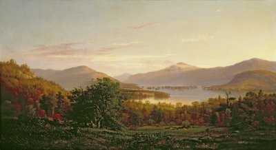 ジョージ湖の景色 作： Junius R. Sloan