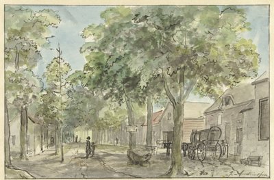 Lage Vuursche の村の通り 作： Jurriaan Andriessen