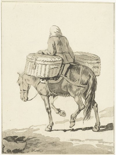 馬に乗った女性 作： Jurriaan Cootwijck (attributed to)