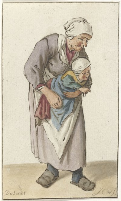 子供を持つ女性 作： Jurriaan Cootwijck