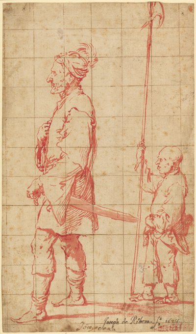 ハルバード持ちの有力者 作： Jusepe de Ribera