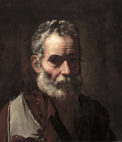 老人、1635年頃 作： Jusepe de Ribera