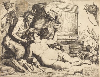 酔ったシレノス 作： Jusepe de Ribera