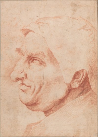 男の頭 作： Jusepe de Ribera