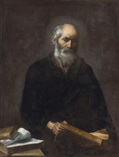 ""哲学者プラト 作： Jusepe de Ribera