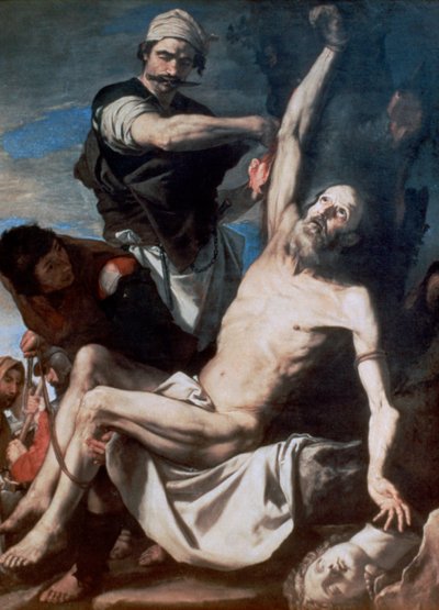 聖バーソロミューの殉教、1644年 作： Jusepe de Ribera