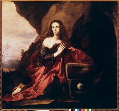 祈るマグダラのマリア（油彩・キャンバス 作： Jusepe de Ribera