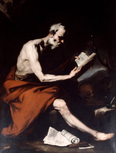 聖ジェローム、17世紀 作： Jusepe de Ribera