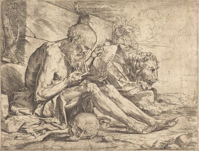 サン・ジェローム・レディング 作： Jusepe de Ribera