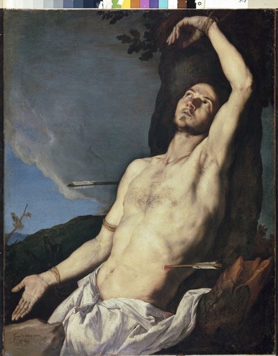ジュセペによるサンセバスチャン絵画 作： Jusepe de Ribera
