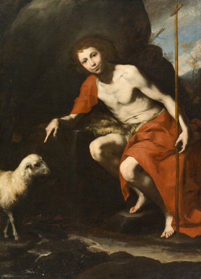 洗礼者聖ヨハネ、1624年 作： Jusepe de Ribera