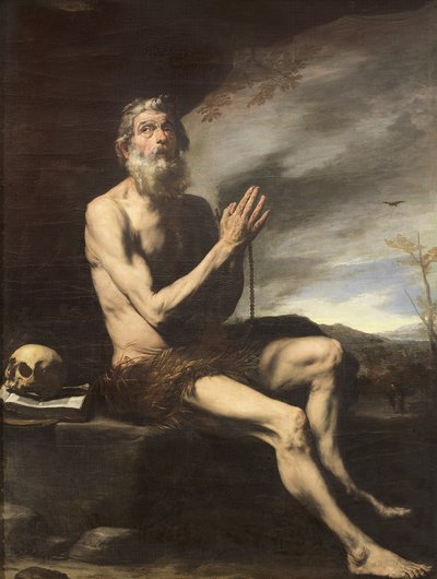 セントポールザハーミット 作： Jusepe de Ribera
